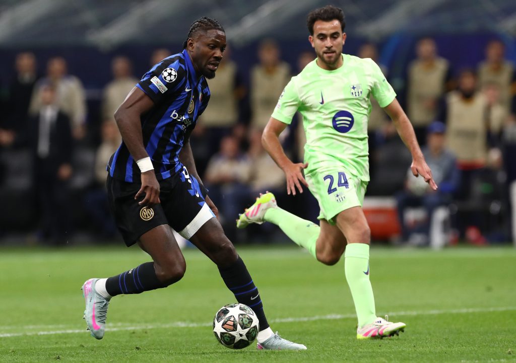 Eric Garcia sous les couleurs du FC Barcelone face à l'Inter