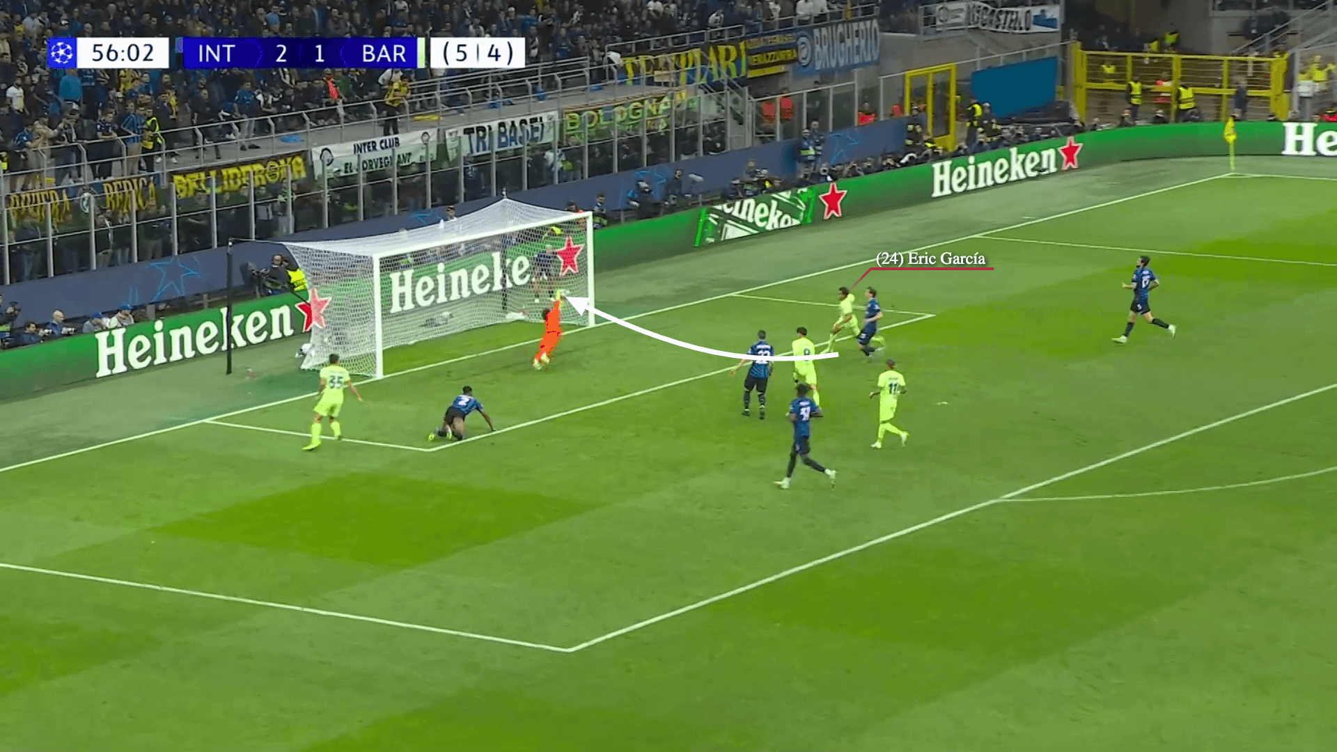 Parade spectaculaire de Sommer qui repousse le ballon