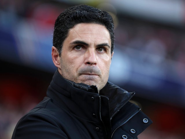 Entraîneur d'Arsenal Mikel Arteta le 29 avril 2025