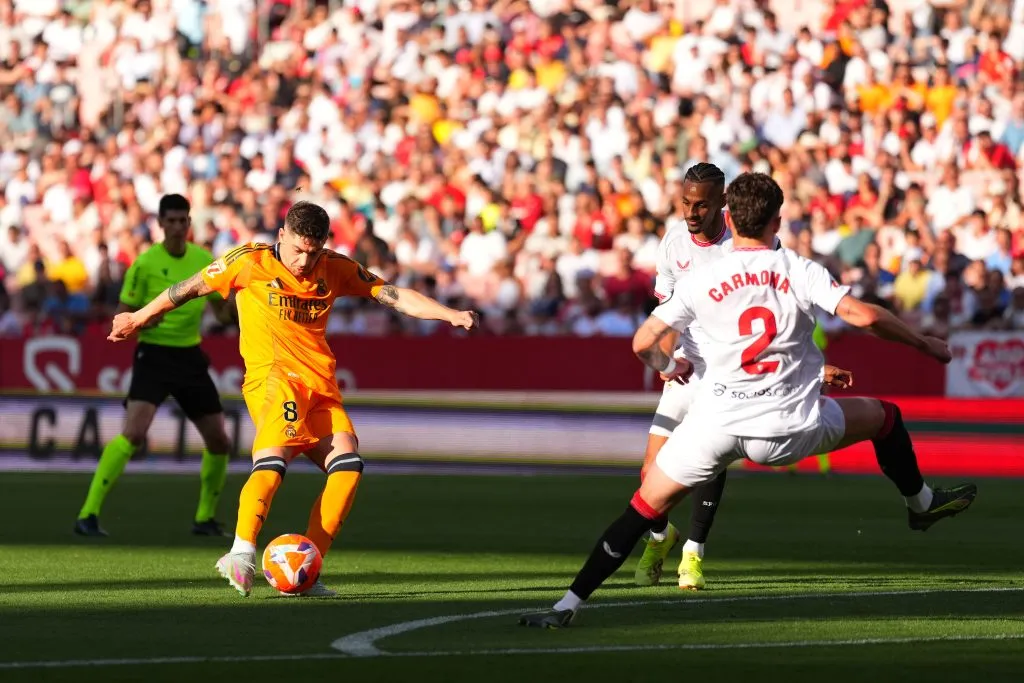 Federico Valverde lors du match contre Séville