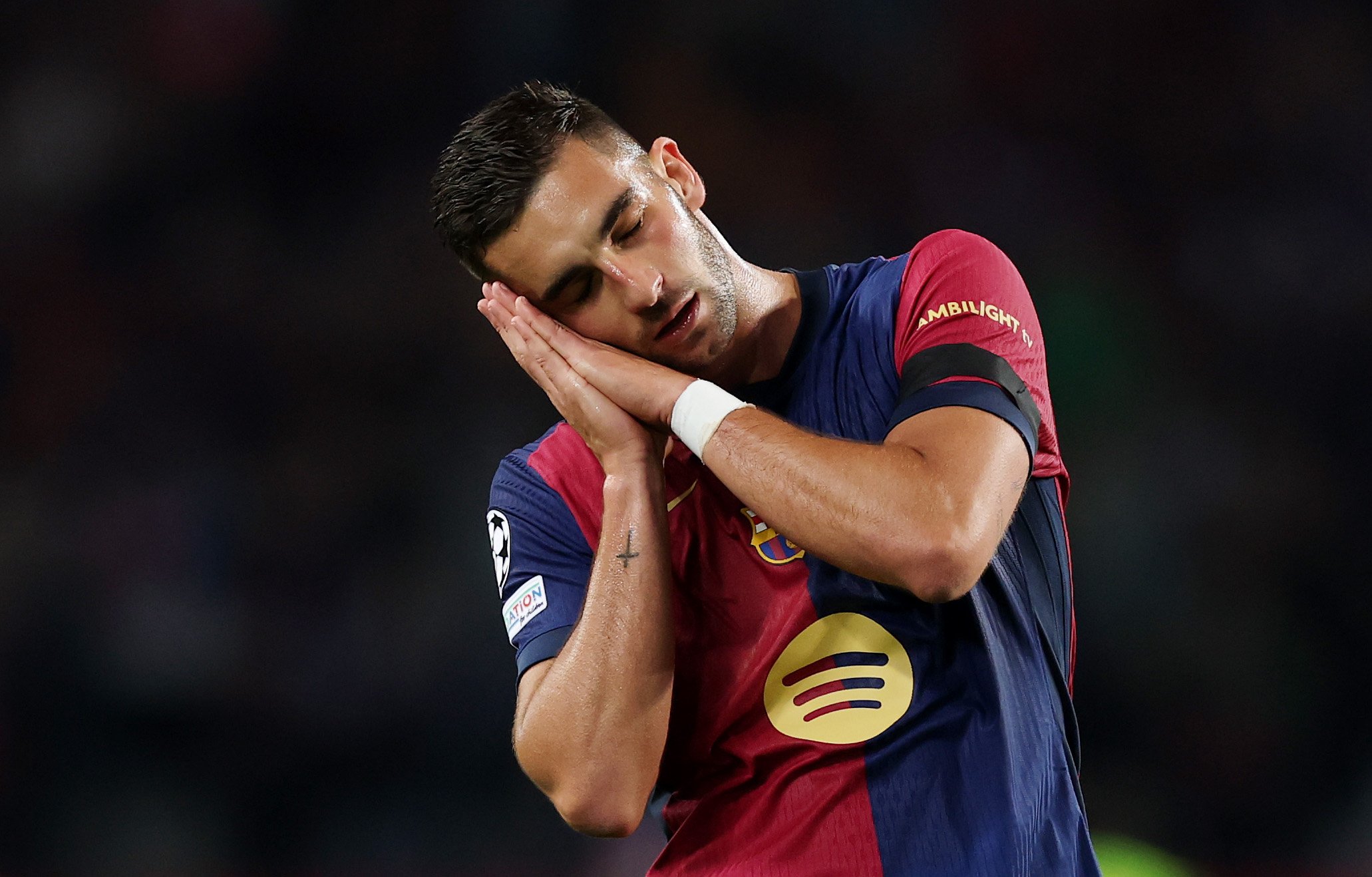 Ferran Torres en action avec Barcelone