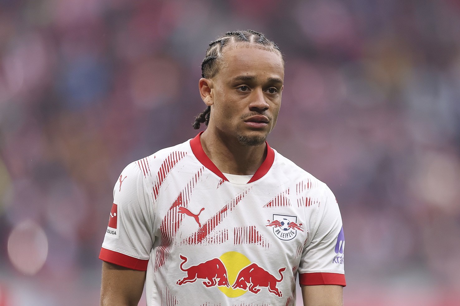 Xavi Simons en action avec RB Leipzig