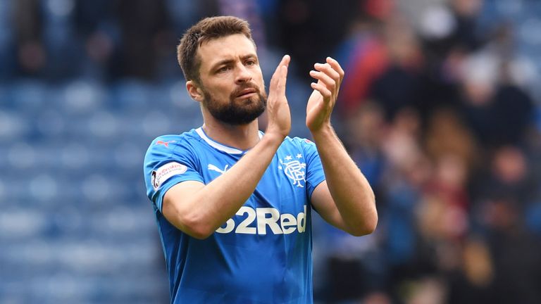 Russell Martin avec les Rangers en 2018