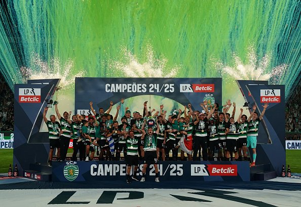 Célébration du titre de champion du Sporting Portugal