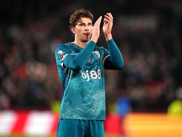 Ilya Zabarnyi lors d'un match avec Bournemouth en novembre 2024