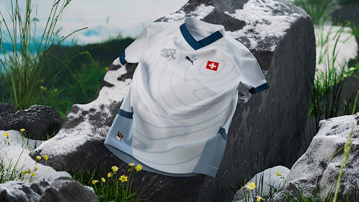 Maillot extérieur de la Suisse.