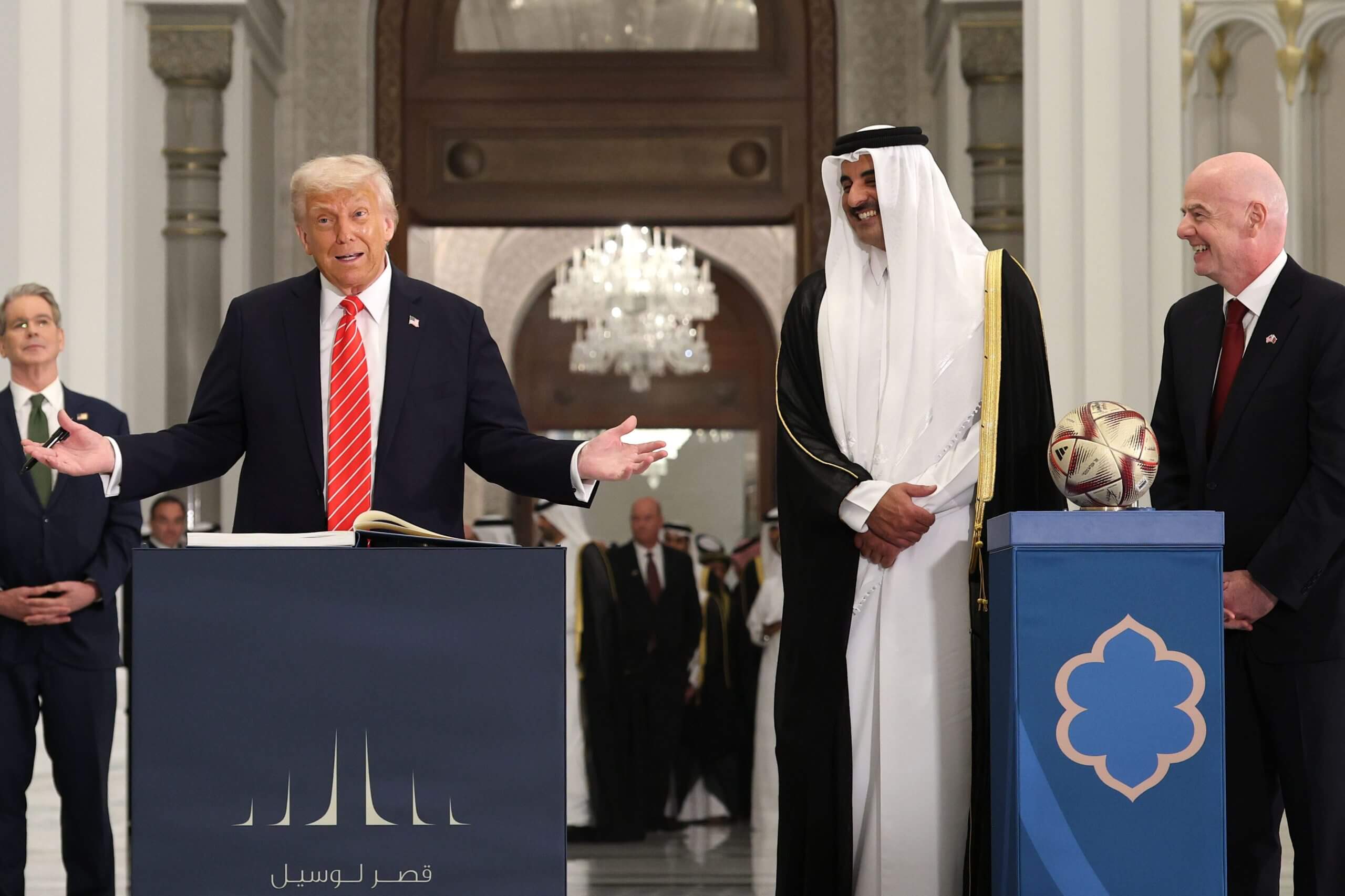 Gianni Infantino lors d'un congrès FIFA