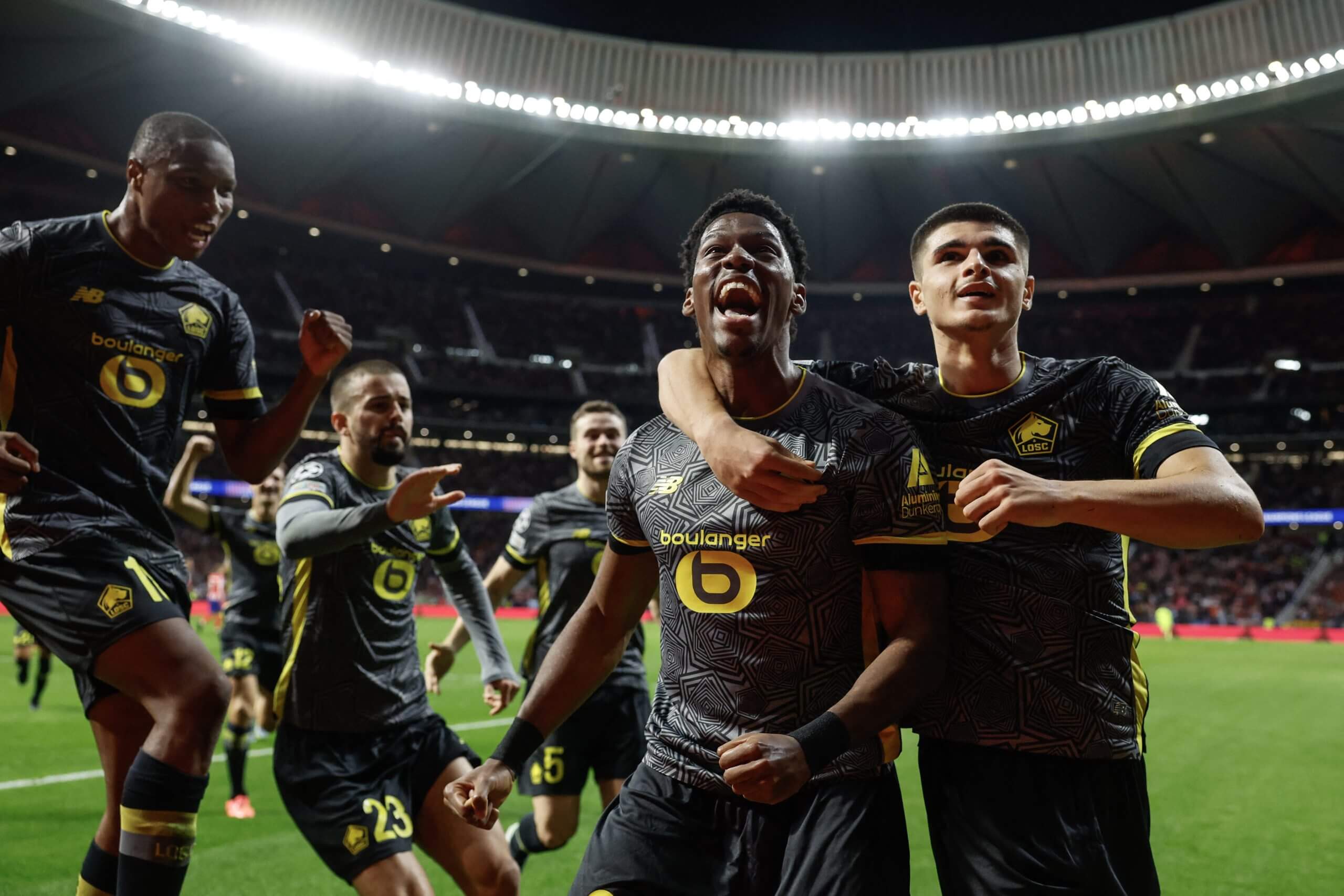 Jonathan David en action avec Lille