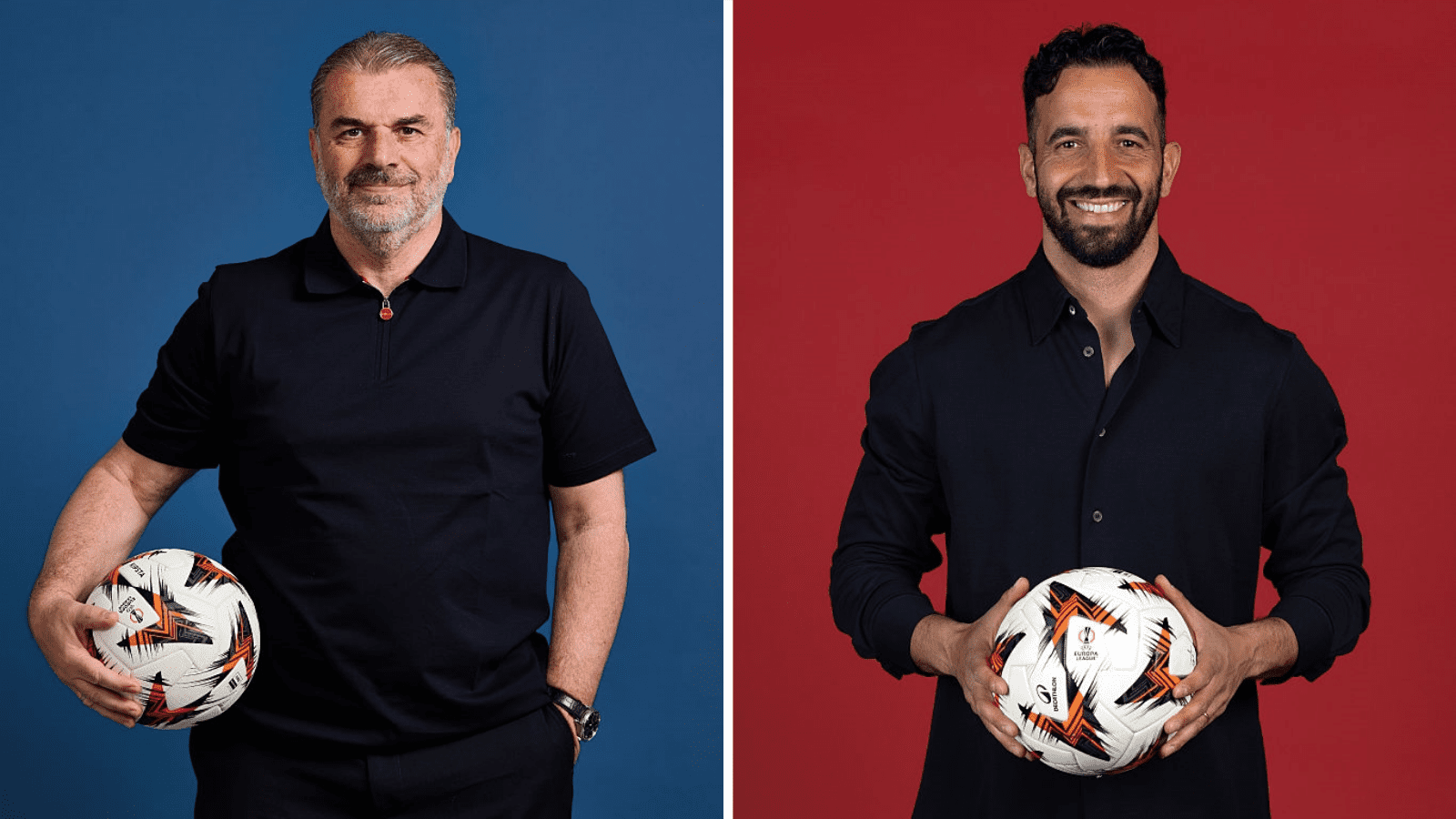 Ange Postecoglou et Ruben Amorim