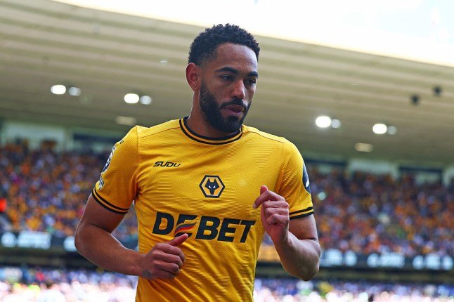 Mathheus Cunha lors d'un match de Premier League