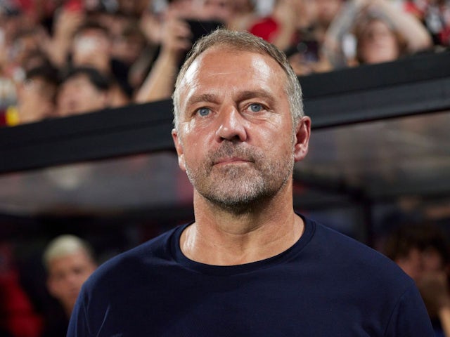 Hansi Flick, entraîneur de Barcelone, le 27 août 2024