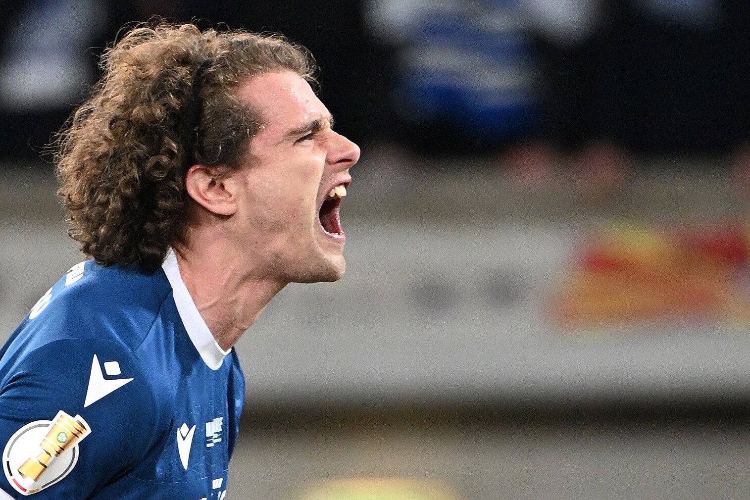 Célébration d'Arminia Bielefeld après la victoire contre Leverkusen