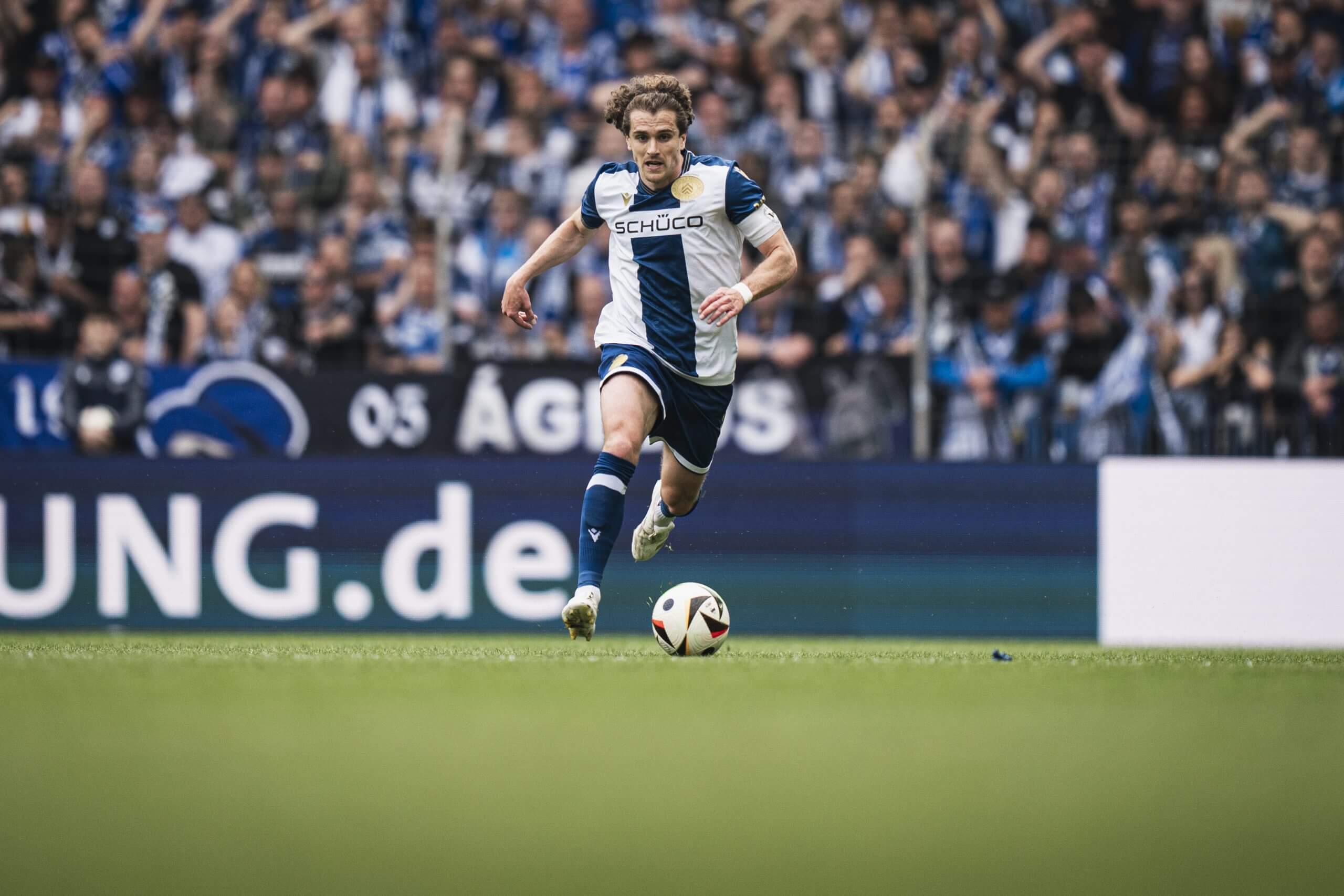 Mael Corboz sur un terrain d'entraînement