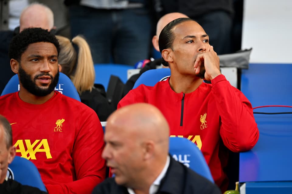 Joe Gomez lors d’un entraînement de Liverpool