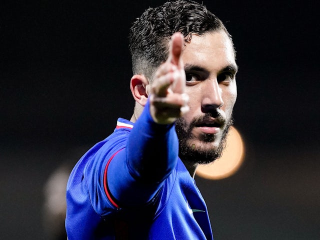 Rayan Cherki à Lyon le 21 mars 2025