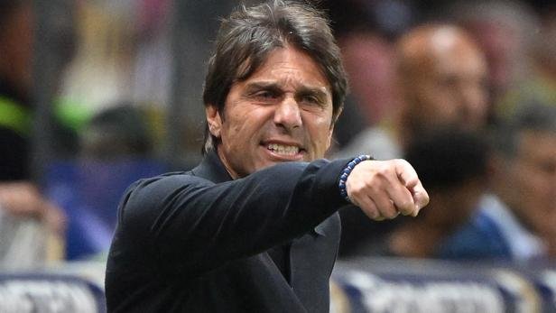 Antonio Conte lors d'une séance d'entraînement.