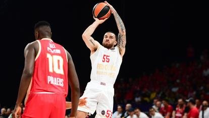 Mike James et les Monégasques en finale contre le Fener.