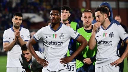 Les joueurs de l'Inter Milan après leur victoire