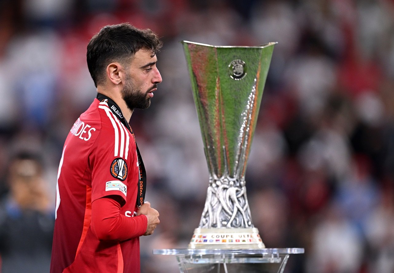 Capitaine de Manchester United Bruno Fernandes
