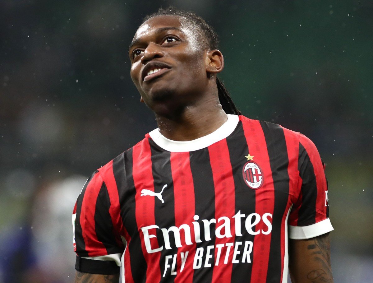 Rafael Leao en action pour l'AC Milan