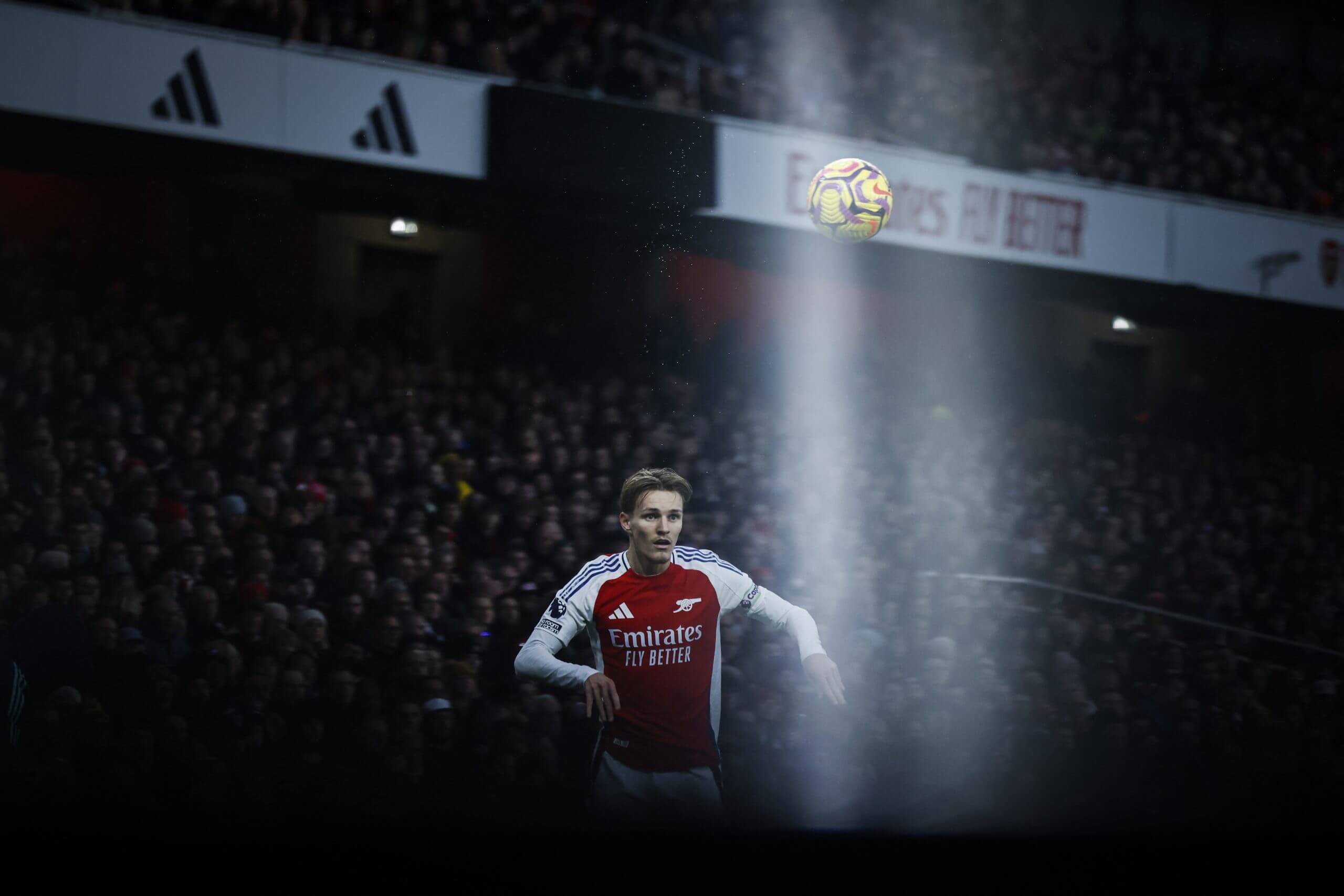 Arsenal en action lors d'un match de Premier League 2024-25