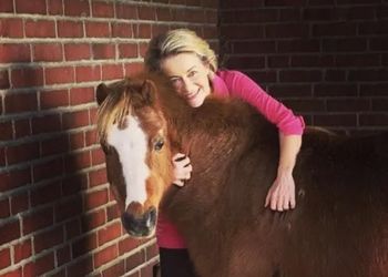 Ursula von der Leyen lors d'une intervention politique