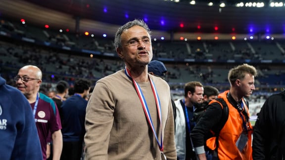 Bradley Barcola lors de la finale de la Coupe de France