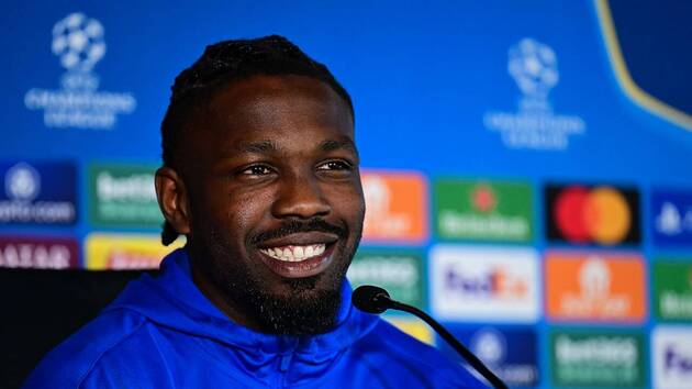 Marcus Thuram lors de la conférence de presse