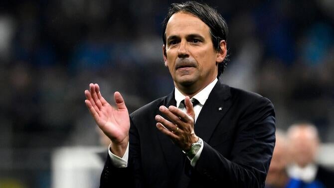 Simone Inzaghi, entraîneur de l'Inter