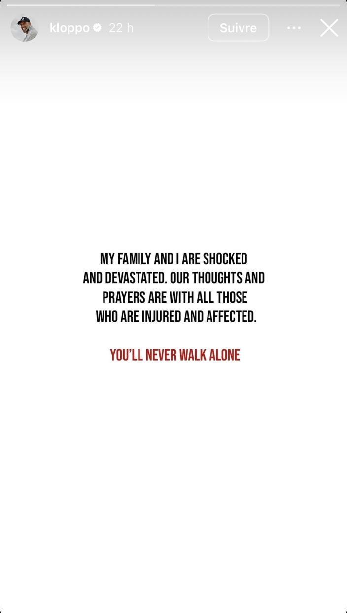 Jürgen Klopp exprime sa tristesse après la tragédie