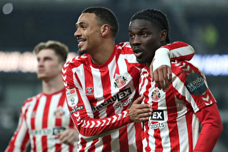 Célébration Mayenda après la victoire de Sunderland