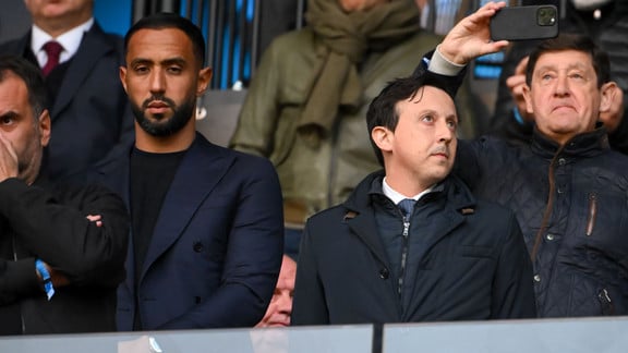 Pablo Longoria lors d'une conférence de presse