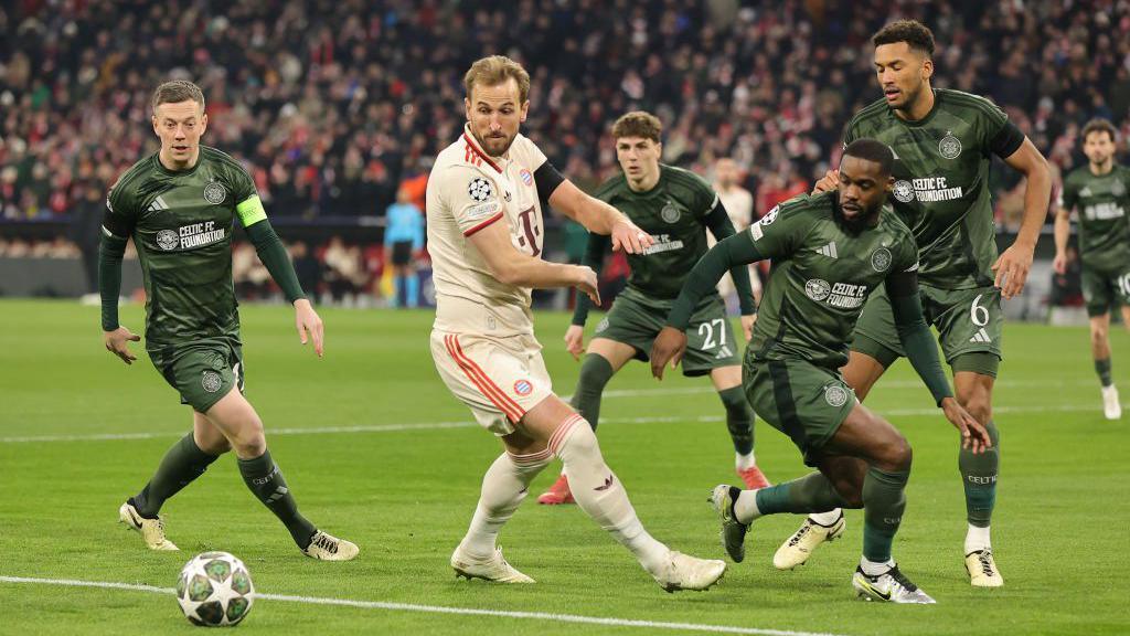 Celtic lors de la qualification pour la Ligue des Champions