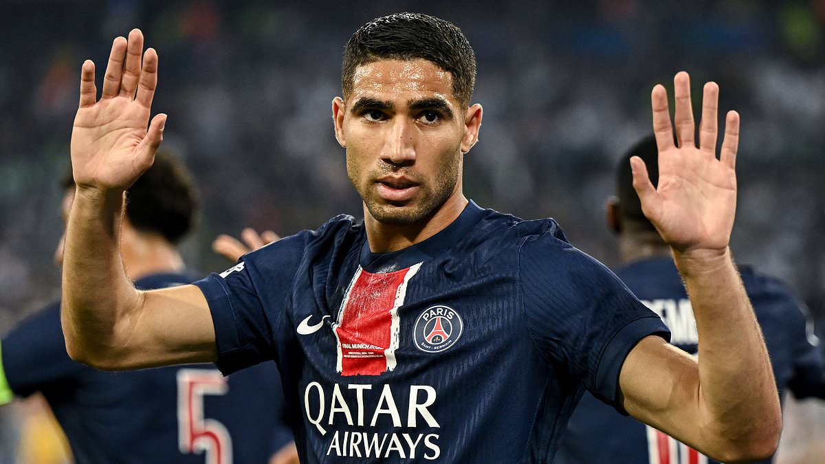 Hakimi surprend en ne célébrant pas son but en finale de la Ligue des Champions