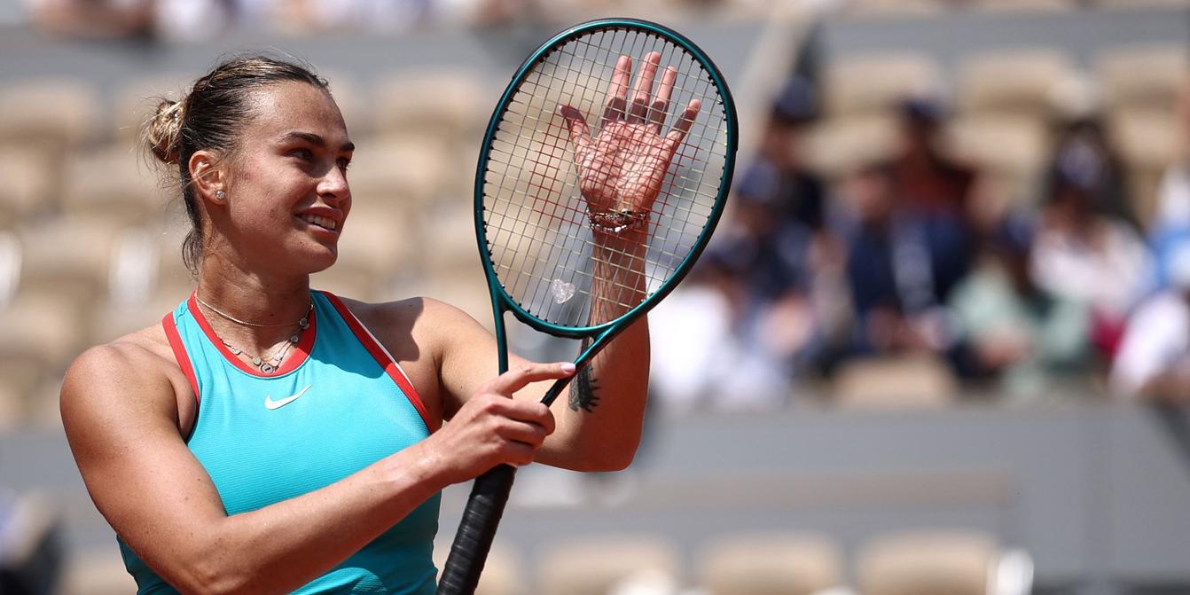 Aryna Sabalenka en route vers la finale de Roland-Garros 2025