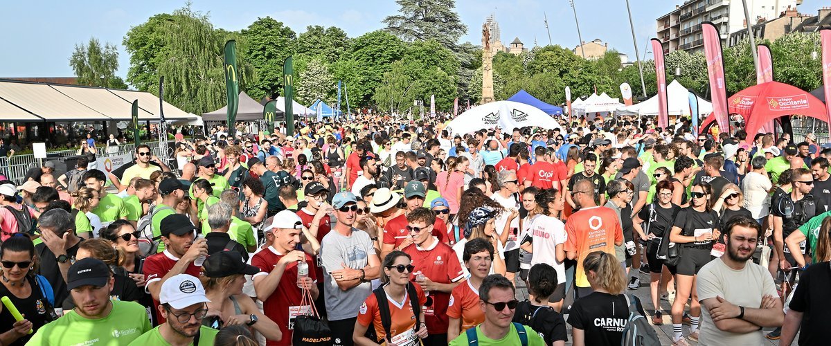 Course à pied : record pulvérisé à l’ekiden de Rodez, ambiance festive