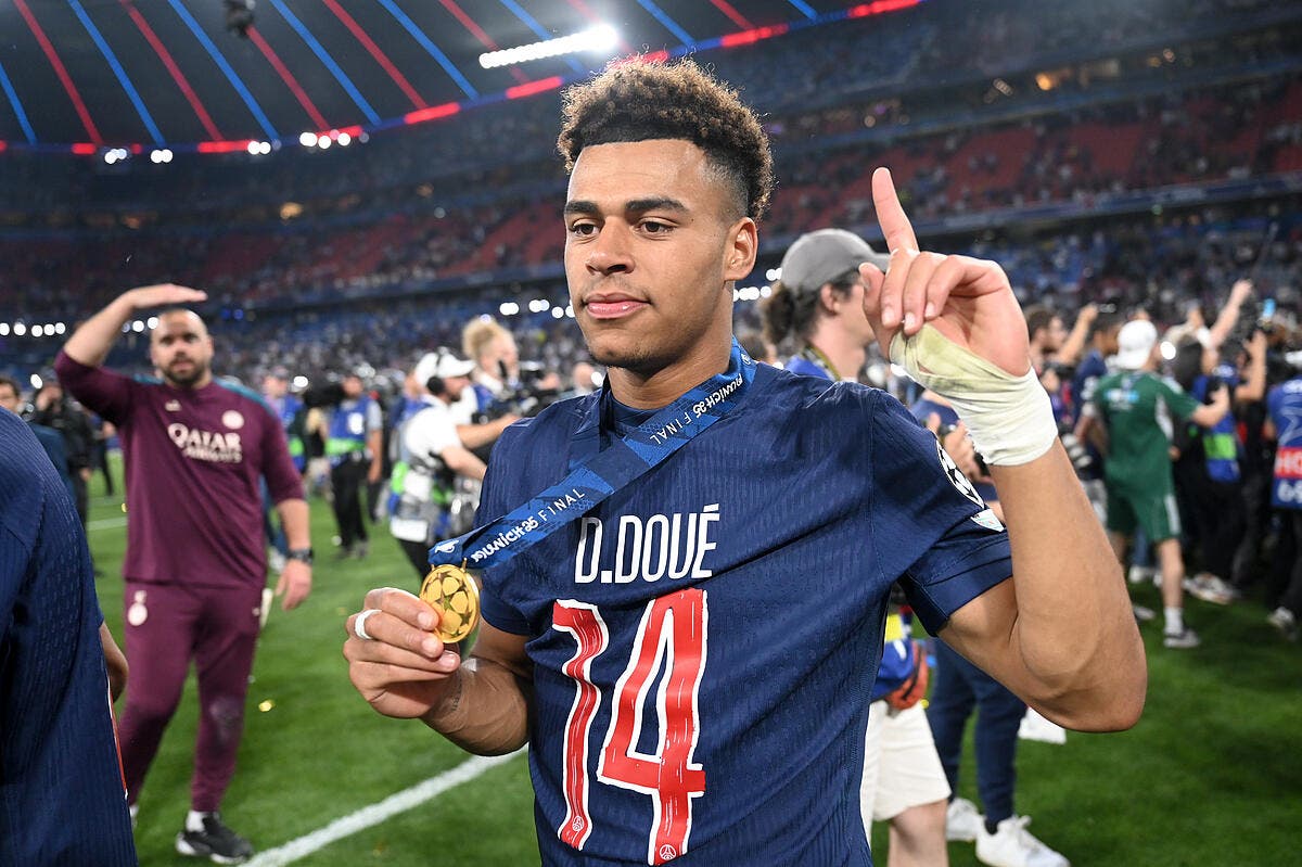 Désiré Doué brille en finale de la Ligue des Champions avec le PSG