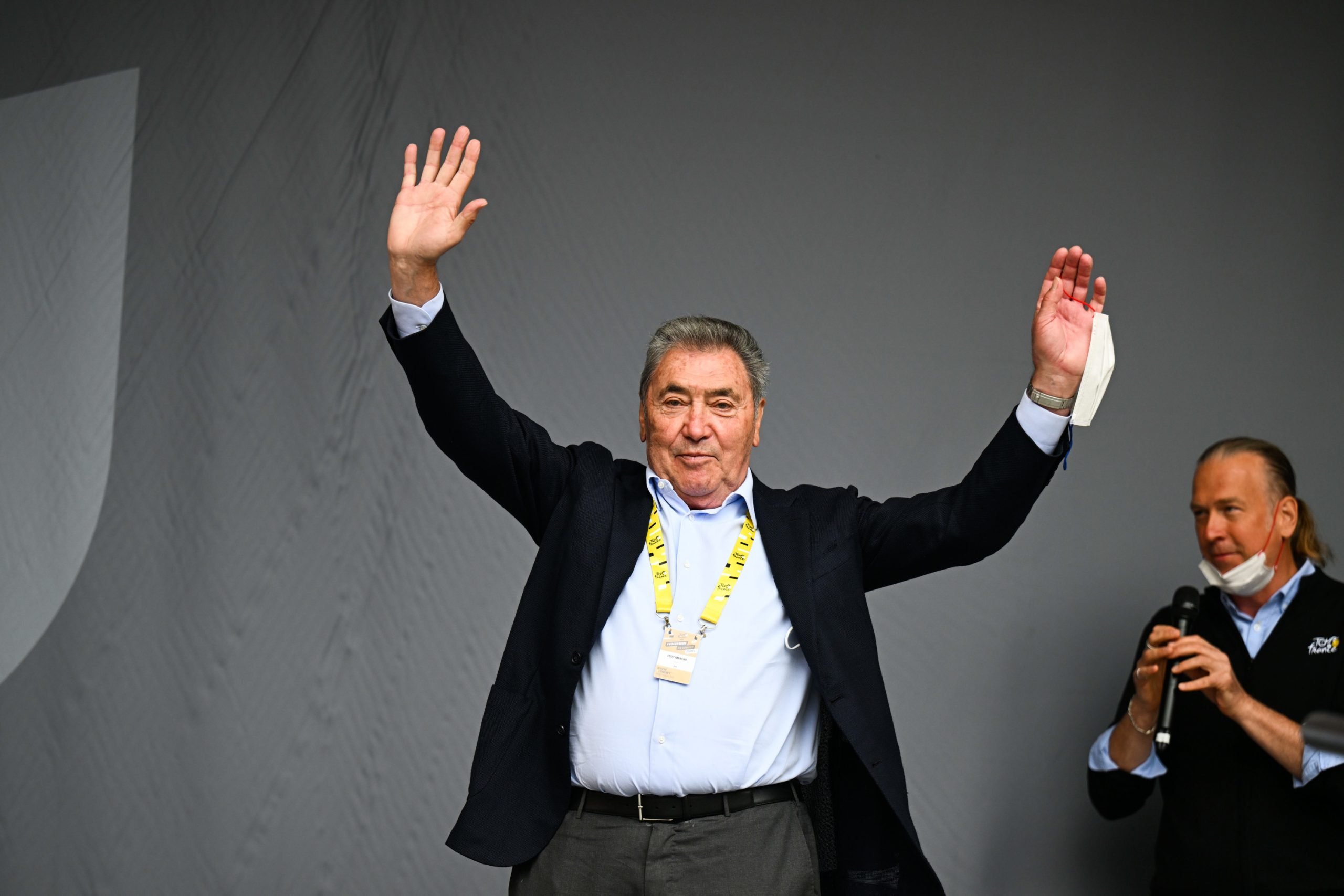 Eddy Merckx célébré par le roi Philippe à l'occasion de ses 80 ans