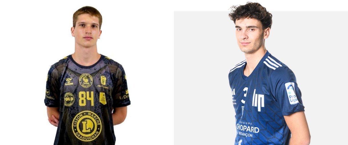 Handball : arrivée de Baptiste Reichert et Yanis Batista au Roc