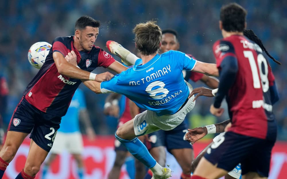 Match de Serie A entre Napoli et Cagliari