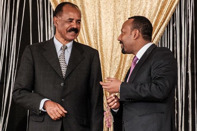 Le président érythréen Isaias Afwerki lors d'une rencontre officielle