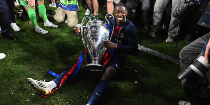 Ousmane Dembélé lors d'une rencontre de Ligue des Champions