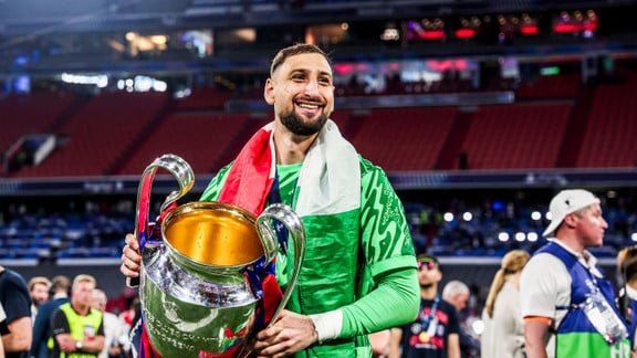 Gianluigi Donnarumma lors d’un match avec le PSG