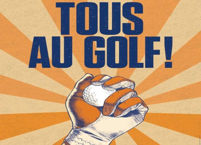Nouveaux golfeurs sur un parcours en France