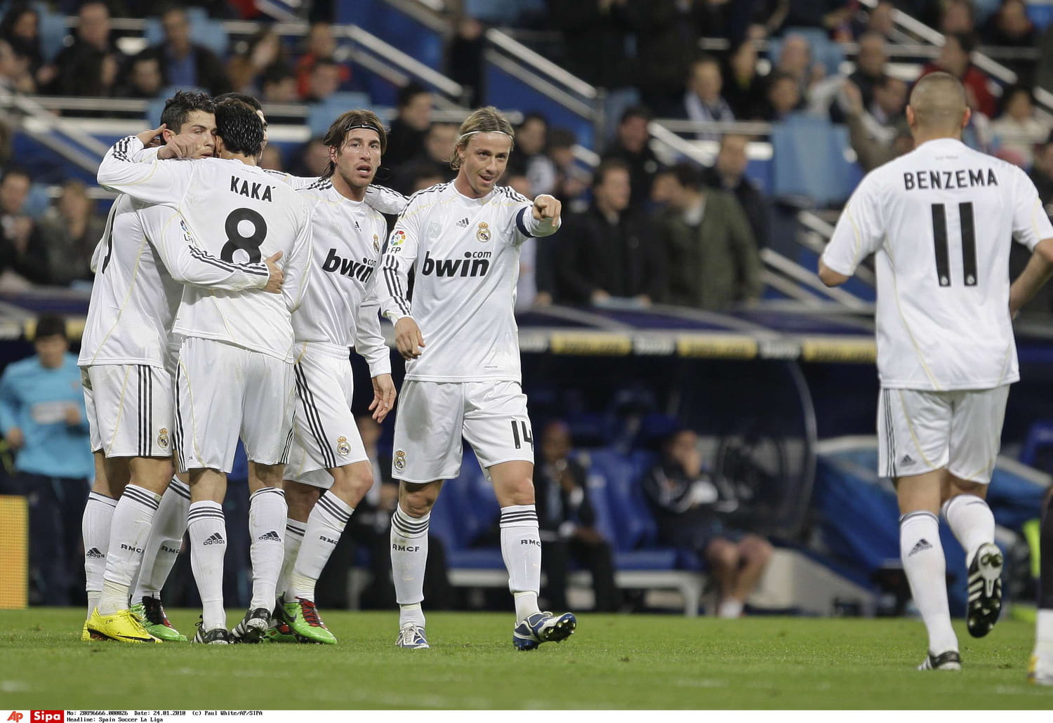 Guti, ancien joueur du Real Madrid, lors d'une interview