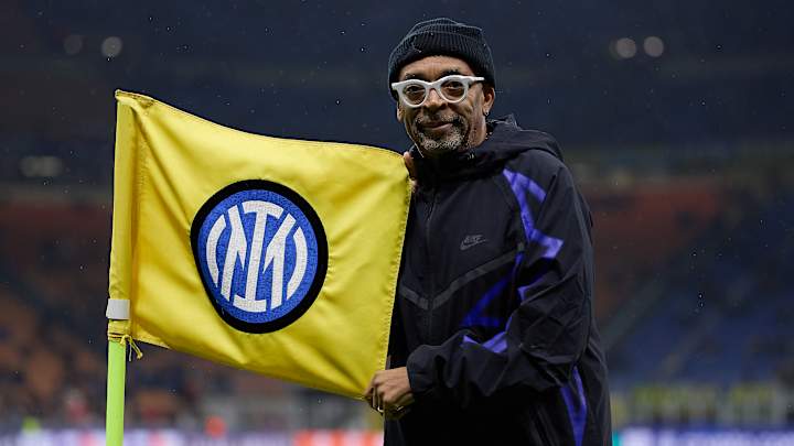 Spike Lee a visité le San Siro en mars Spike Lee lors de sa visite du San Siro en mars