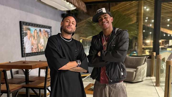 Neymar et Lamine Yamal ensemble