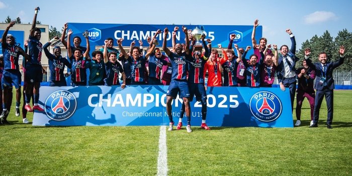 Les U19 du PSG conservent leur titre de champion de France