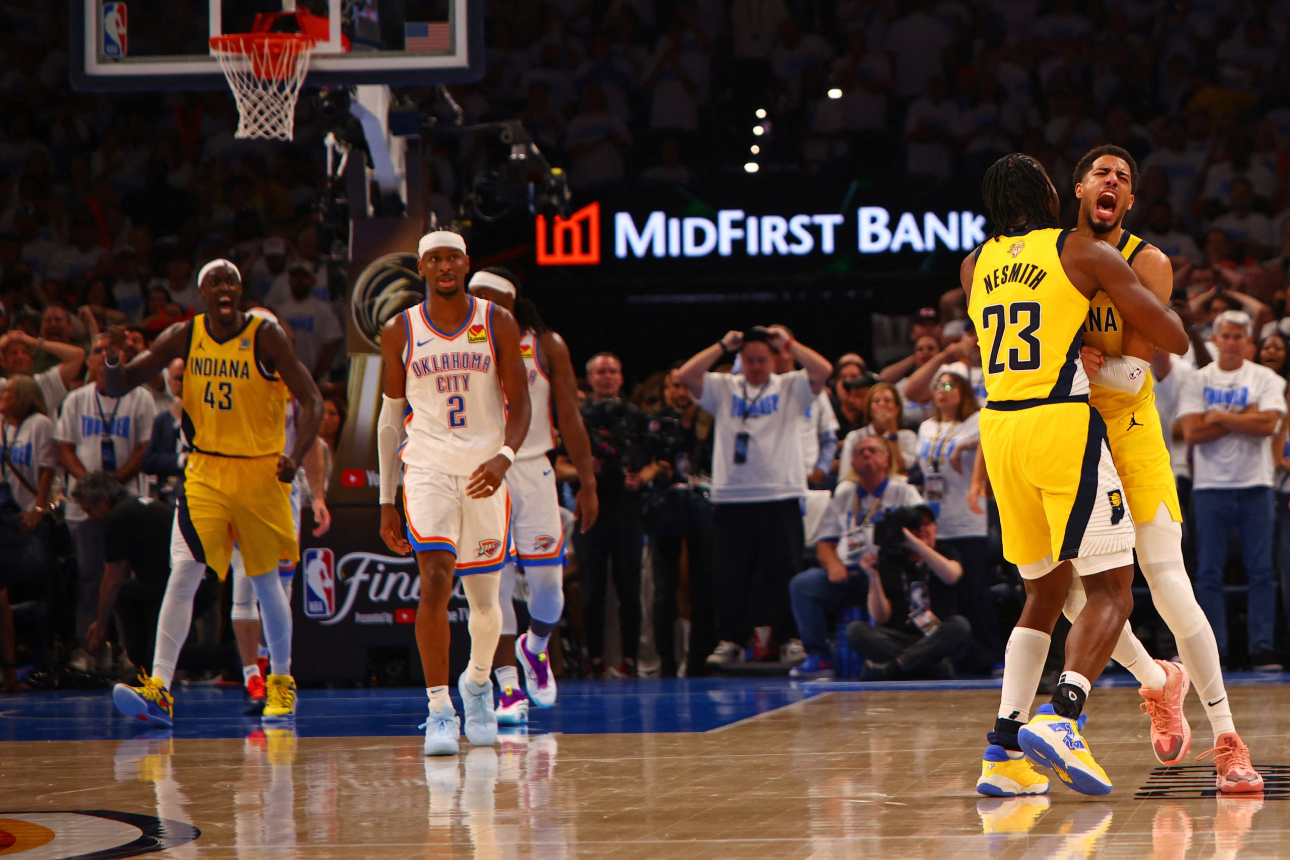 NBA : Indiana Pacers battent Oklahoma City en Finales, résumé