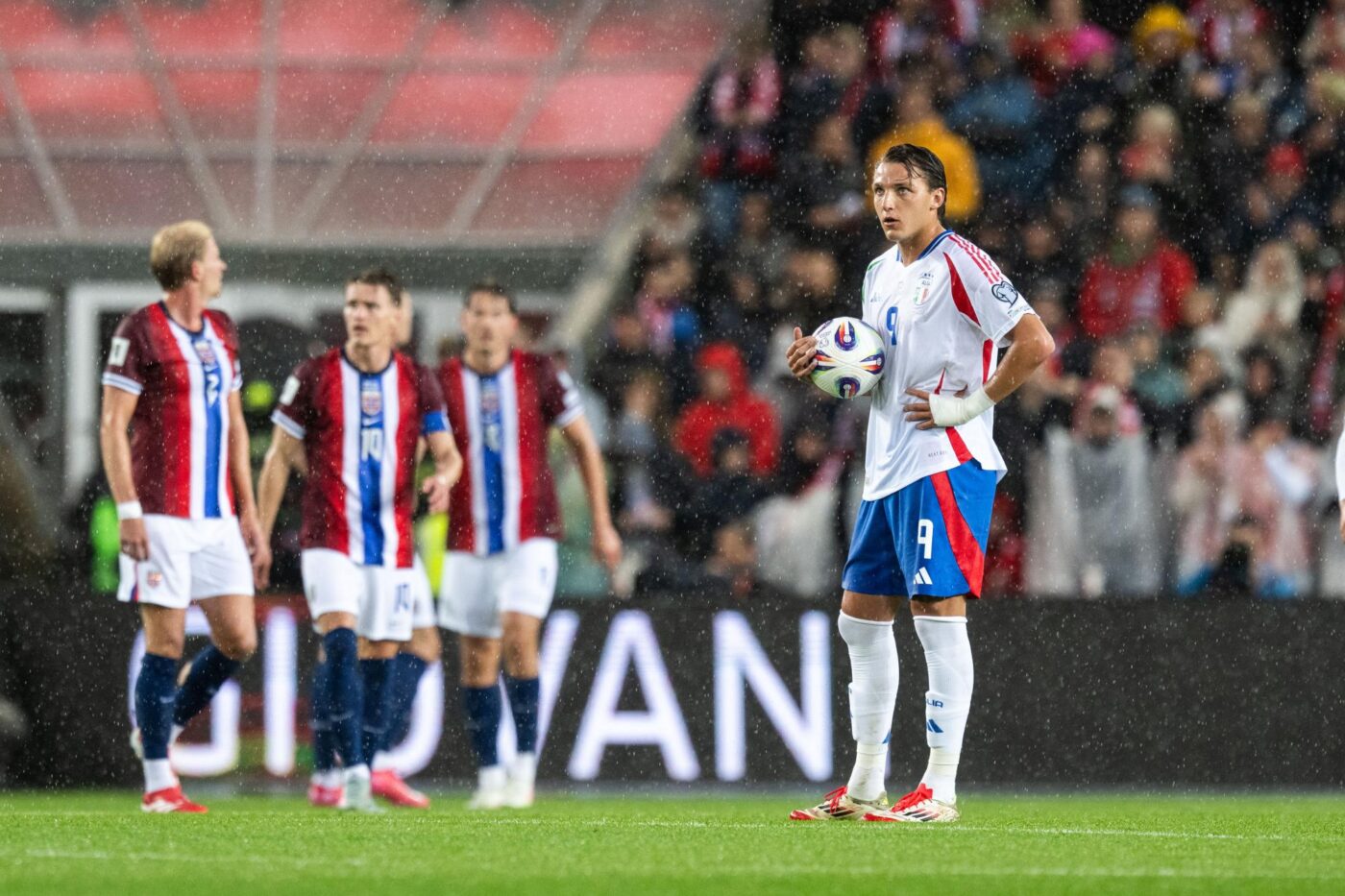 Norvège écrase l'Italie 3-0 en qualification Coupe du Monde
